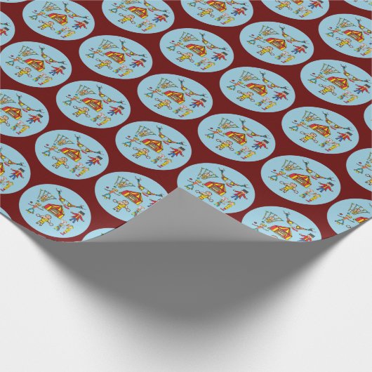 Circus Acts Geschenkpapier (Ecke)