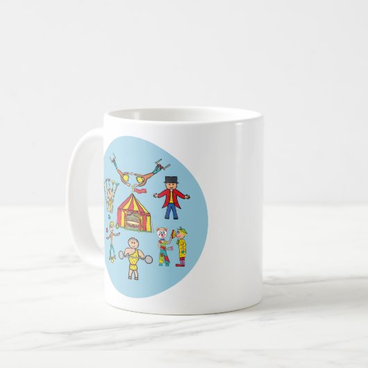 Circus Acts Kaffeetasse (Vorderseite Links)