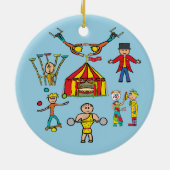 Circus Acts Keramik Ornament (Hinten)