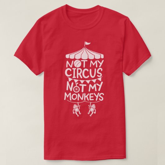 Circus Affen T-Shirt (Design vorne)