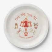 Circus animal pappteller (Vorderseite)