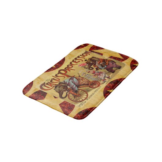 Circus Bath Mat Badematte (Schrägansicht)
