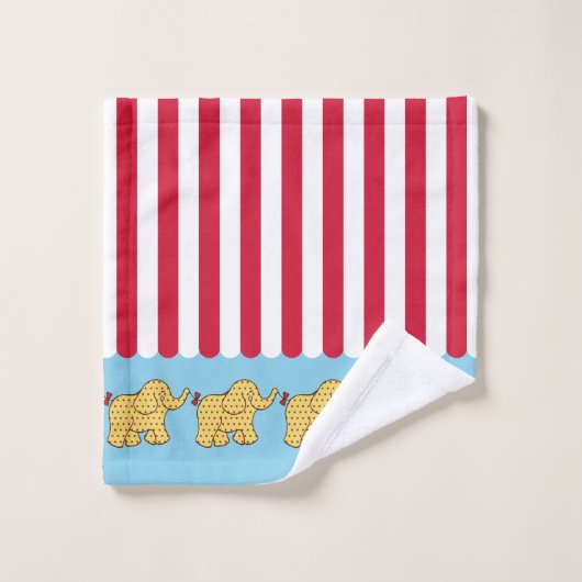 Circus Bathroom Towel Set (Waschlappen)