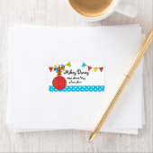 Circus Bear Adressaufkleber (Insitu)