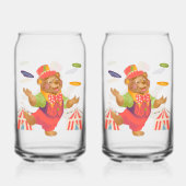 Circus Bear Drink Glass Dosenglas (Vorderseite)