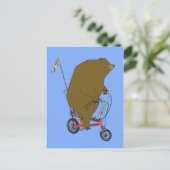 Circus Bear Postkarte (Stehend Vorderseite)