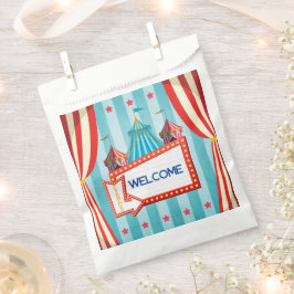 Circus begrüßte geschenktütchen