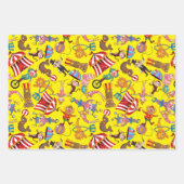 Circus Big Top Wrapping Paper Set Geschenkpapier Set (Vorderseite)