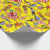Circus Big Top Wrapping Papier Geschenkpapier (Ecke)