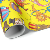 Circus Big Top Wrapping Papier Geschenkpapier (Rolleneckpunkt)