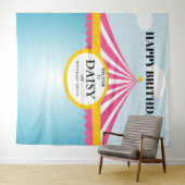 CIRCUS BIRTHDAY BACKDROP WANDTEPPICH (Beispiel (Horizontal))