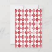 Circus Birthday Danke Karte (Rückseite)