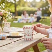 Circus Birthday Elephant Lion Juggler Watercolor  Pappbecher