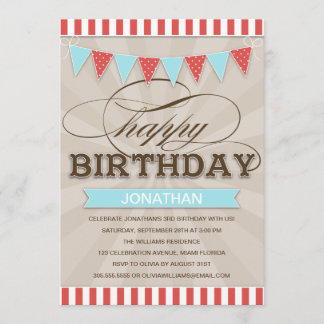 CIRCUS BIRTHDAY | KINDERERINVITATIONEN AM GEBURTST EINLADUNG