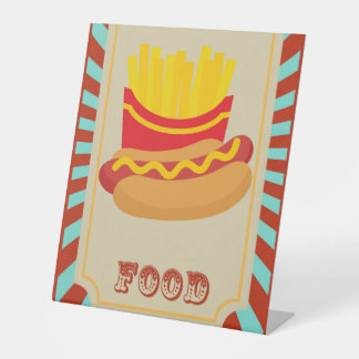 Circus Birthday Party Food Sockelschild