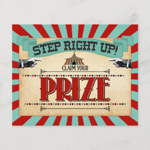 Circus Birthday Party Game Sign - Ihr Preis