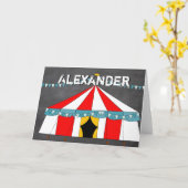 Circus Birthday Party Karte (Gelbe Blume)