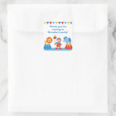 Circus Birthday Party Sticker (Tasche)