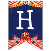 Circus Birthday Wimpelkette (Zweite Fahne)