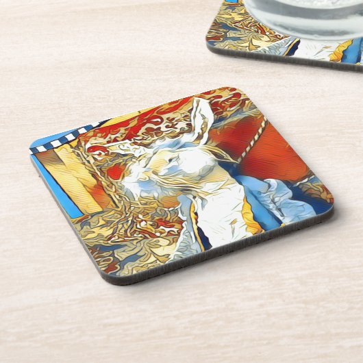 Circus Bunny Untersetzer (Linke Seite)