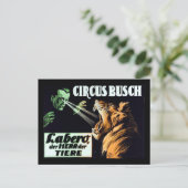 Circus Busch, Labero der Hypnotist Postkarte (Stehend Vorderseite)