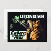 Circus Busch, Labero der Hypnotist Postkarte (Vorne/Hinten)