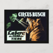 Circus Busch, Labero der Hypnotist Postkarte (Vorderseite)