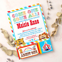 Circus Carnival Baby Dusche Party Einladung