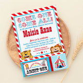 Circus Carnival Baby Dusche Party Einladung