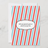 Circus Carnival Geburtstag Einladung (Rückseite)