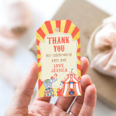 Circus Carnival Geburtstag Vielen Dank Geschenkanhänger