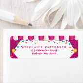 Circus Carnival Geburtstags-Rücksendeadressen-Aufk (Insitu)