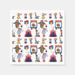 Circus Carnival Geburtstagsparty Babydusche Serviette