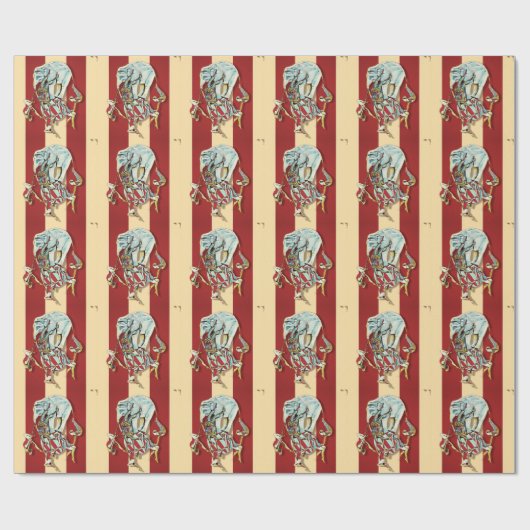 Circus Carnival  Geschenkpapier (Flach)