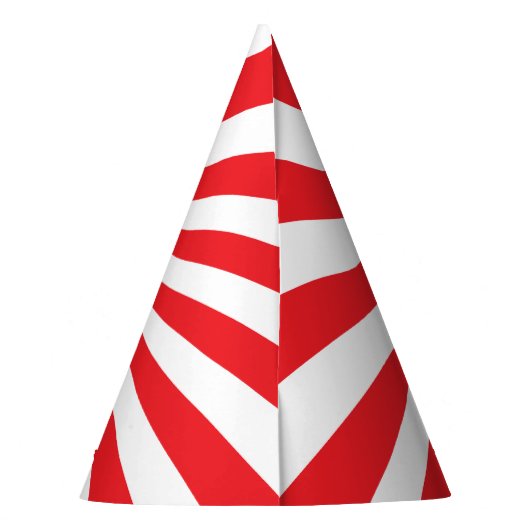 Circus Carnival Red und Blue Birthday Hat Partyhütchen (Rückseite)