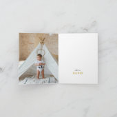 Circus Carnival | Waldland Foto Vielen Dank Dankeskarte (Innenseite)