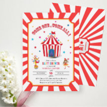 Circus Carnival Watercolor Kinderdusche