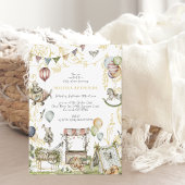 Circus Carnival | Woodland Forest Baby Dusche Einladung