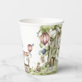 Circus Carnival | Woodland Forest Baby Dusche Pappbecher (Rückseite)