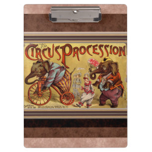 Circus Clipboard Klemmbrett