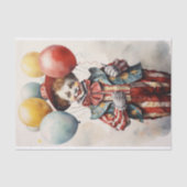 Circus Clown 1 Decoupage Paper Seidenpapier (Vorderseite)