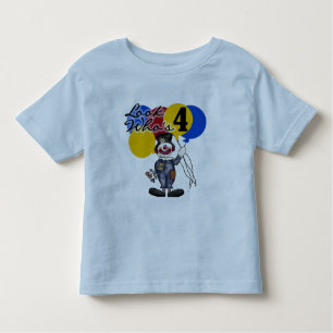 Circus Clown, 4. Geburtstag, Hemden und Geschenke Kleinkind T-shirt