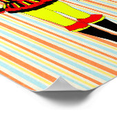 Circus Clown Frauenseitenshow Freak Horror Gothic Poster (Ecke)