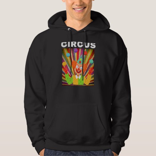 Circus Clown Graphics for Circus Party Hoodie (Vorderseite)