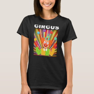 Circus Clown Graphics for Circus Party T-Shirt