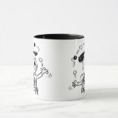 Circus Clown Juggler Juggling Balls Tasse (Zentrum)