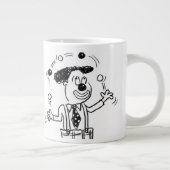 Circus Clown Juggler Jumbo-Tasse (Rechts)
