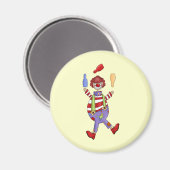 Circus Clown Juggling Magnet (Vorderseite/Rückseite)