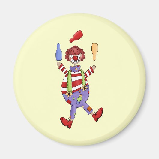 Circus Clown Juggling Magnet (Vorne)