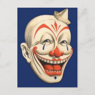 Circus Clown Postkarte